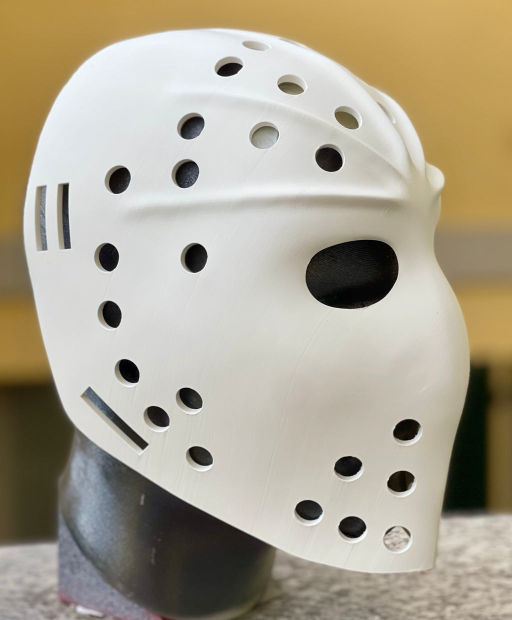 Maschera da Hockey Bernie Parent – Replica Vintage Indossabile Scala 1:1