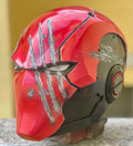 Casco cosplay personalizzato di Red Hood.