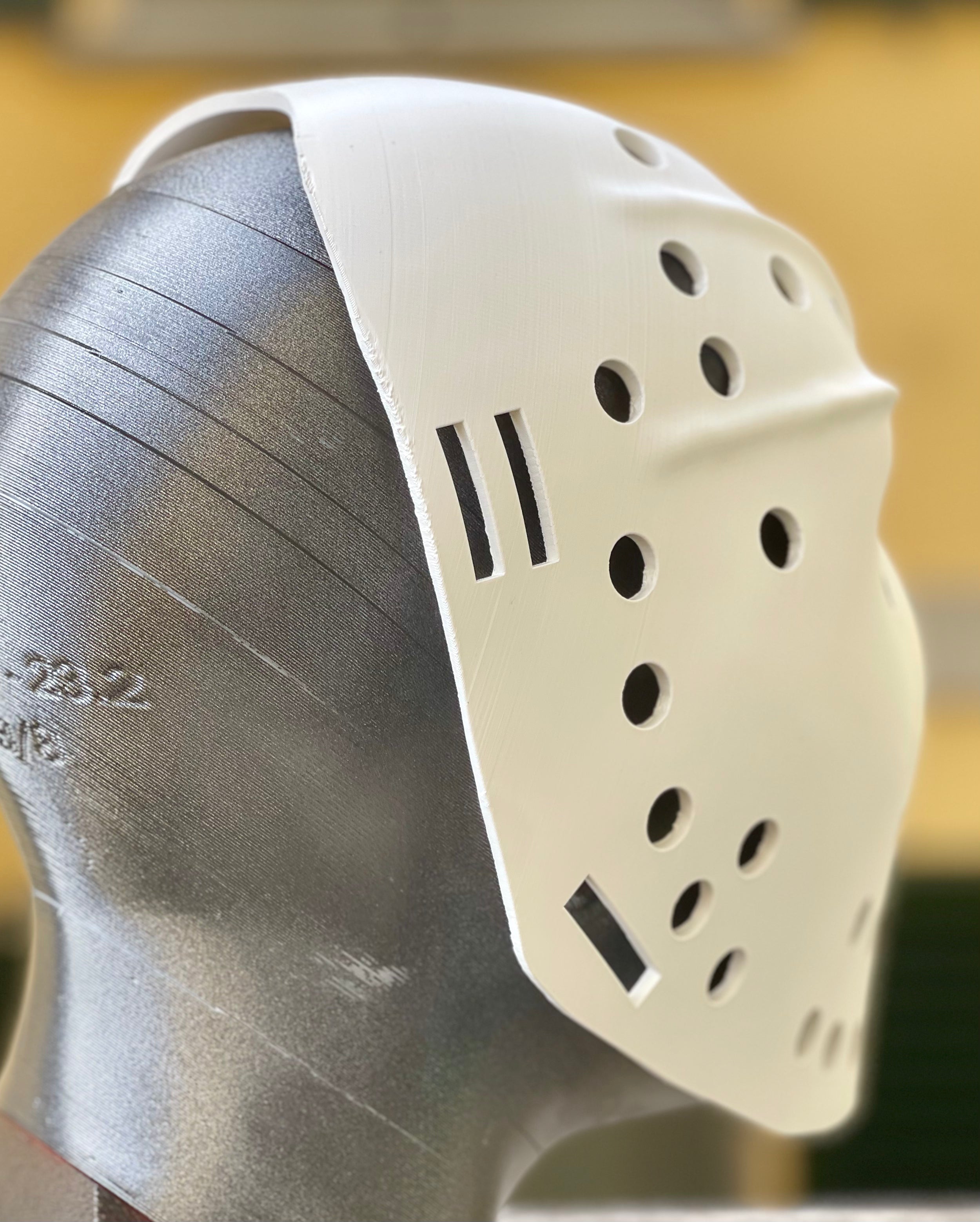 Maschera da Hockey Bernie Parent – Replica Vintage Indossabile Scala 1:1