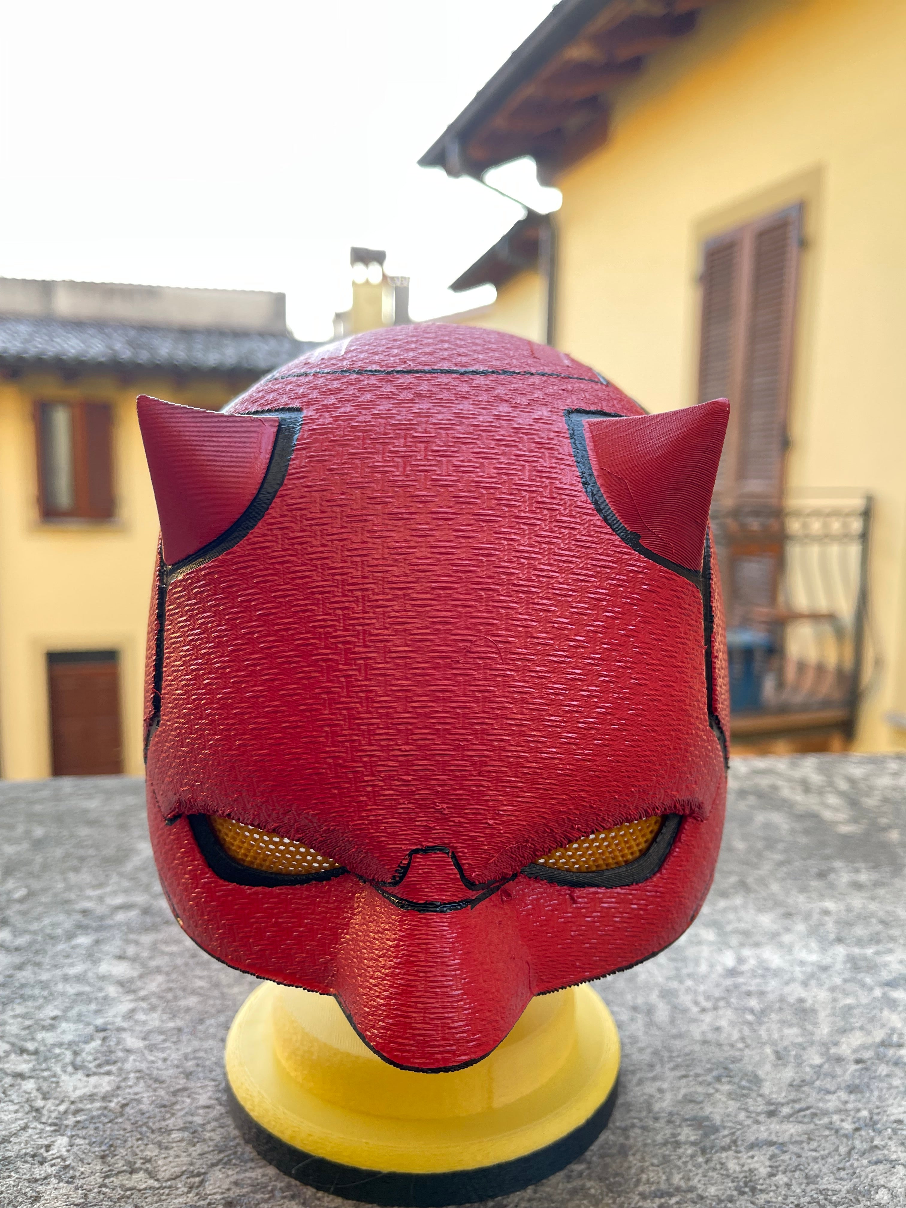 Casco Daredevil rosso