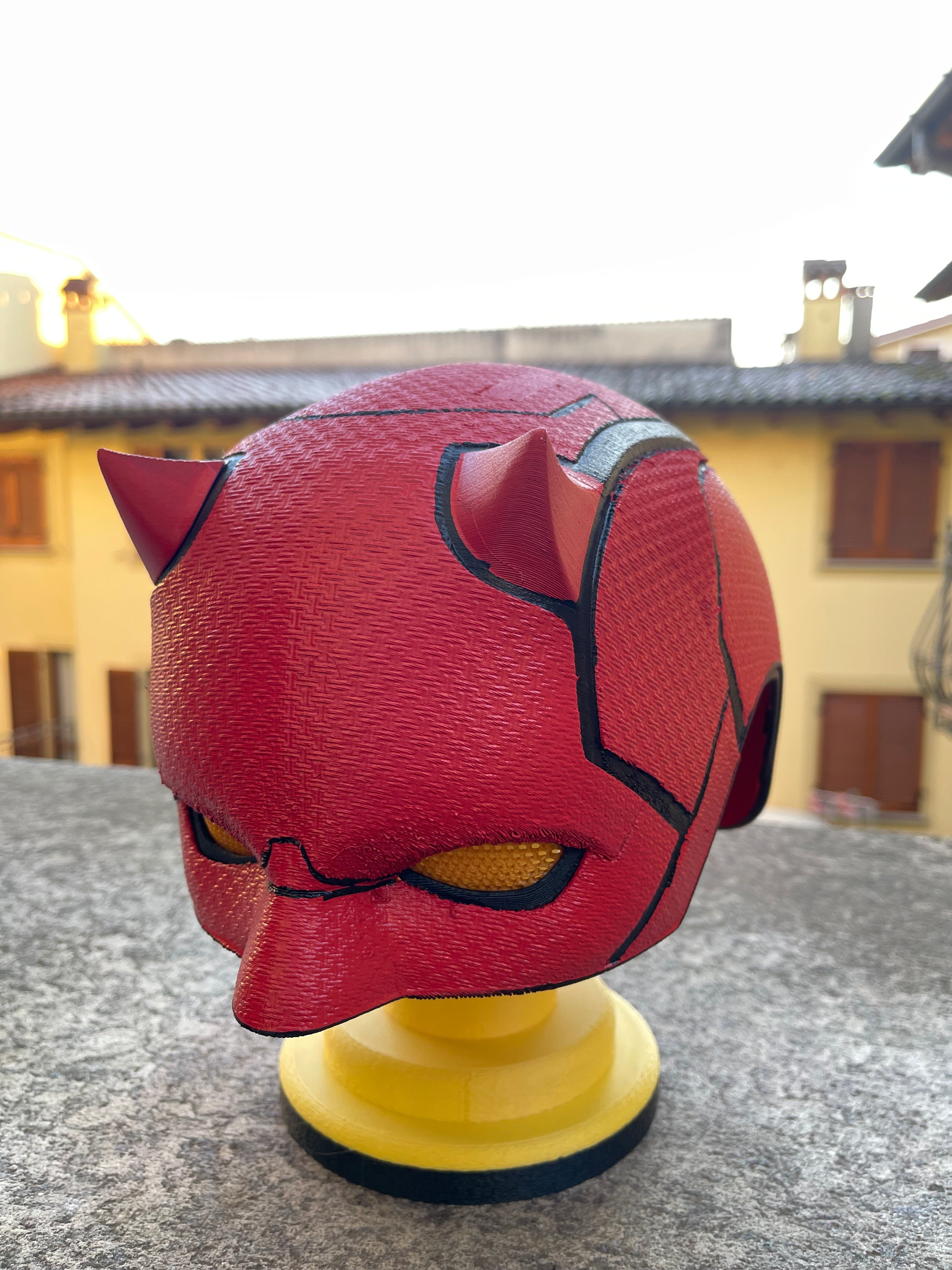 Casco Daredevil rosso