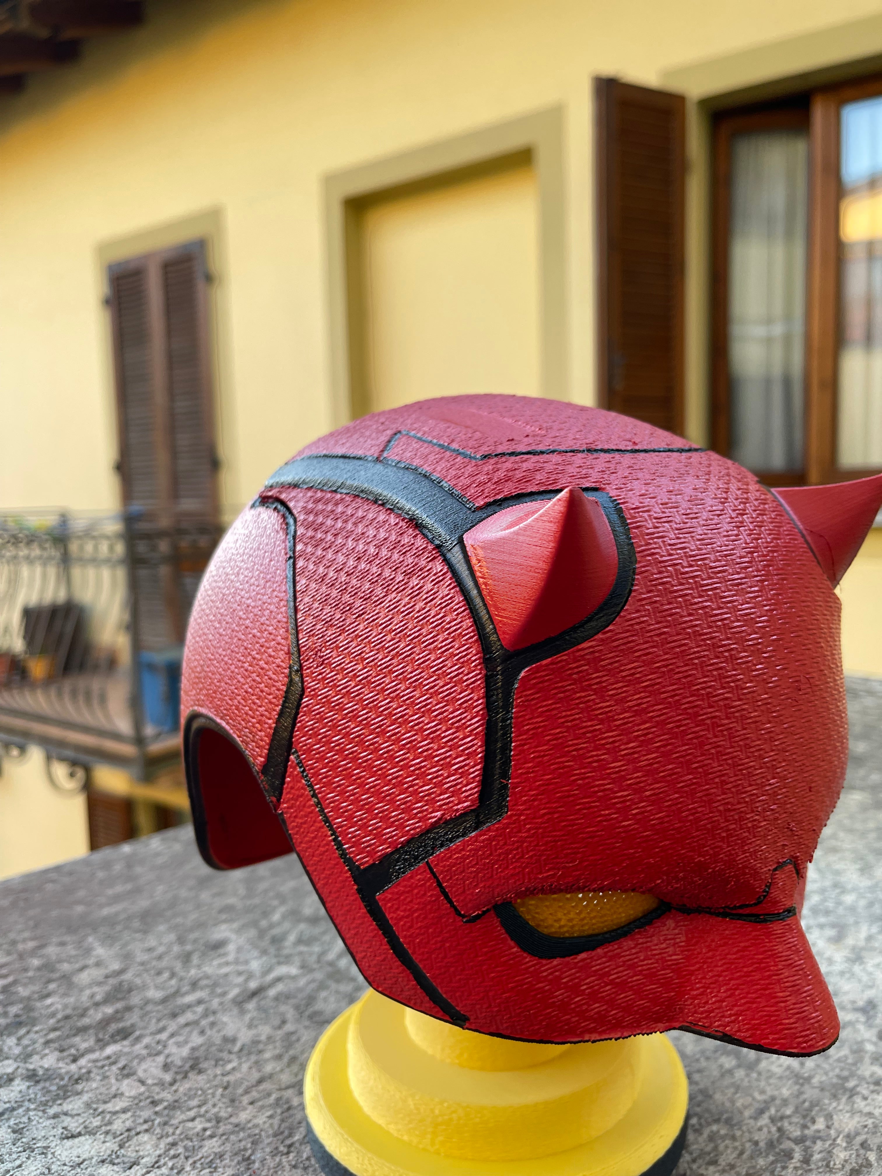 Casco Daredevil rosso