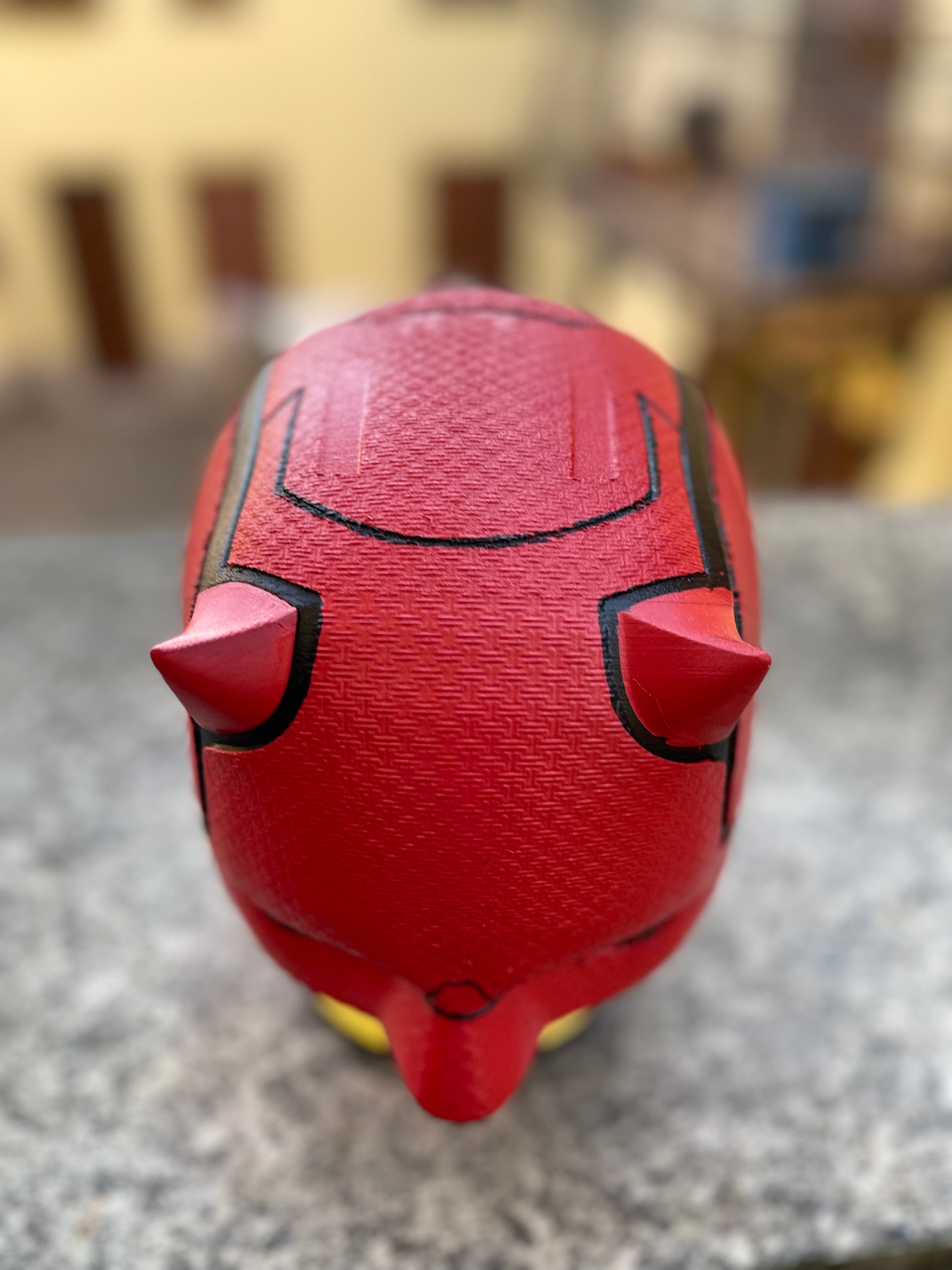 Casco Daredevil rosso