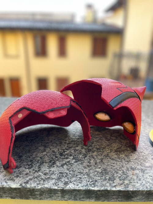 Casco Daredevil rosso