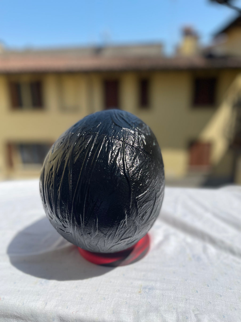 Elmo da cosplay ispirato al costume simbiotico di Spider-Man